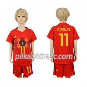 Koszulka Belgia Mirallas 11 Dziecięca Główna Mistrzostwa Świata 2018 - Koszulki Piłkarskie